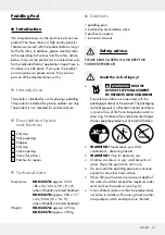 Preview for 17 page of Crivit 297702 Operation And Safety Notes