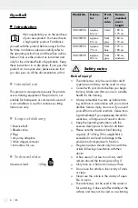 Предварительный просмотр 6 страницы Crivit 298482 Operation And Safety Notes