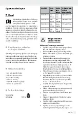 Предварительный просмотр 27 страницы Crivit 298482 Operation And Safety Notes