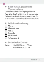 Preview for 7 page of Crivit 298895 Assembly, Operating And Safety Instructions