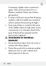 Preview for 20 page of Crivit 298895 Assembly, Operating And Safety Instructions