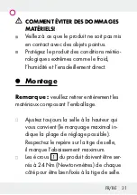 Preview for 31 page of Crivit 298895 Assembly, Operating And Safety Instructions