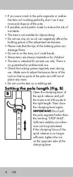 Preview for 8 page of Crivit 305987 Instructions For Use Manual