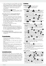 Предварительный просмотр 6 страницы Crivit 307528 Assembly, Operating And Safety Instructions