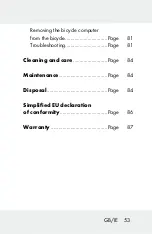 Preview for 53 page of Crivit 307553 Operation And Safety Notes