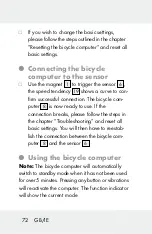 Preview for 72 page of Crivit 307553 Operation And Safety Notes