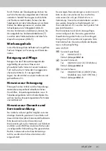 Preview for 19 page of Crivit 307559 Instructions For Use Manual