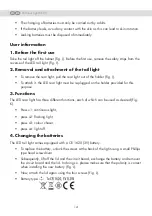 Preview for 14 page of Crivit 307563 Owner'S Manual