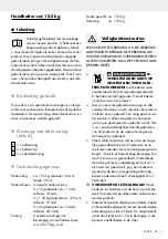 Preview for 23 page of Crivit 311271 Operation And Safety Notes