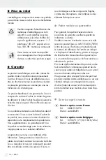 Preview for 16 page of Crivit 322299 Operation And Safety Notes