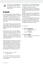 Preview for 20 page of Crivit 322299 Operation And Safety Notes