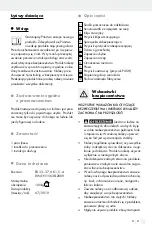 Preview for 21 page of Crivit 322299 Operation And Safety Notes