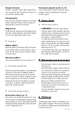 Preview for 23 page of Crivit 322299 Operation And Safety Notes