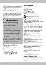 Предварительный просмотр 18 страницы Crivit 327402_1904 Operating Instructions Manual