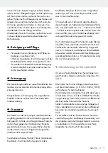 Preview for 11 page of Crivit 355226 2004 Assembly, Operating And Safety Instructions