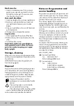 Preview for 20 page of Crivit 355239 2004 Instructions For Use Manual