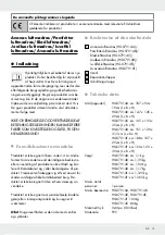 Предварительный просмотр 13 страницы Crivit 385215 2107 Operation And Safety Notes