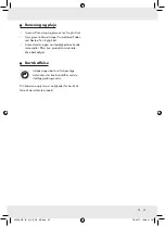 Preview for 26 page of Crivit 93268 Assembly, Operating And Safety Instructions