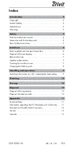 Preview for 4 page of Crivit CEB 2000 A1 Operating Instructions Manual