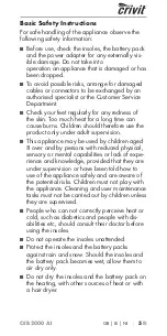 Preview for 8 page of Crivit CEB 2000 A1 Operating Instructions Manual