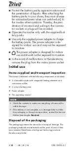 Preview for 9 page of Crivit CEB 2000 A1 Operating Instructions Manual