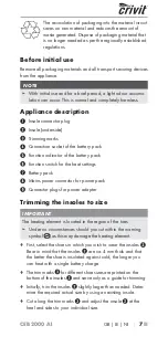 Preview for 10 page of Crivit CEB 2000 A1 Operating Instructions Manual