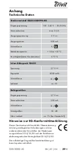 Preview for 42 page of Crivit CEB 2000 A1 Operating Instructions Manual