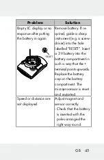 Preview for 45 page of Crivit HG00734A Operation And Safety Notes