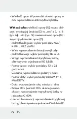 Preview for 72 page of Crivit HG00734A Operation And Safety Notes