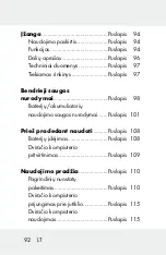 Preview for 92 page of Crivit HG00734A Operation And Safety Notes