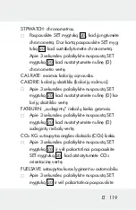 Preview for 119 page of Crivit HG00734A Operation And Safety Notes