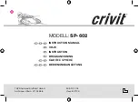 Crivit SP-602 Instruction Manual предпросмотр