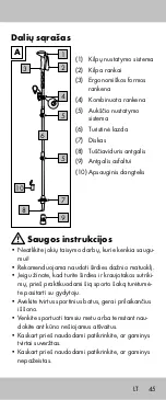 Preview for 45 page of Crivit TS-5213 Instructions For Use Manual