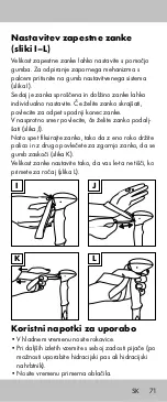 Preview for 71 page of Crivit TS-5711 Instructions For Use Manual