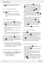 Preview for 12 page of Crivit Z29550 Assembly And Safety Advice