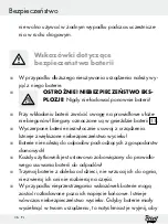 Предварительный просмотр 36 страницы Crivit Z30341 Operation And Safety Notes