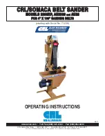 CRL 2300RP Operating Instructions Manual preview