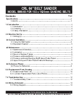 Preview for 3 page of CRL BM64B Set Up And Operating Instructions Manual