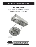 CRL ESK1 Installation Instructions Manual предпросмотр