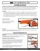 Предварительный просмотр 5 страницы CRL LD118 Set Up And Operating Instructions Manual