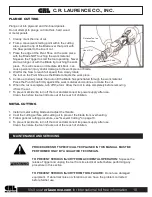 Предварительный просмотр 11 страницы CRL LD195 Instruction Manual