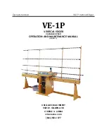 Предварительный просмотр 1 страницы CRL VE-1P Operation And Maintenance Manual