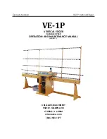 CRL VE-1P Operation And Maintenance Manual предпросмотр