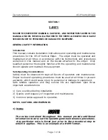 Предварительный просмотр 2 страницы CRL VE-1P Operation And Maintenance Manual