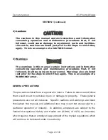 Предварительный просмотр 3 страницы CRL VE-1P Operation And Maintenance Manual