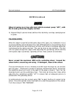 Preview for 26 page of CRL VE-1P Operation And Maintenance Manual