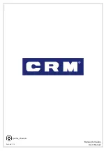 Preview for 12 page of CRM 30L User Manual