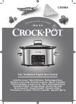 Crock-Pot 71125 Instruction Manual preview