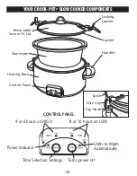 Предварительный просмотр 7 страницы Crock-Pot Cook & Carry SCCPVL605-B User Manual