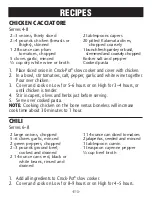 Preview for 13 page of Crock-Pot Cook & Carry SCCPVL605 Series Owner'S Manual